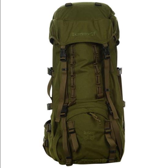 unisex Karrimor oliiv saber 60 100 seljakott tarvikud 4ZHPN237
