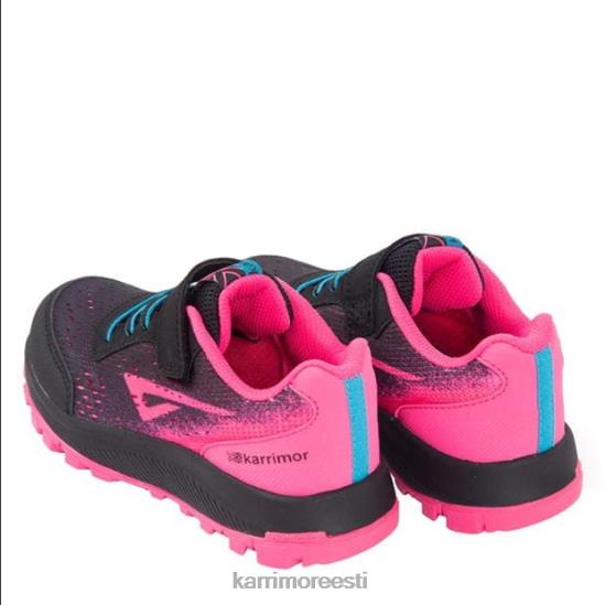 tüdrukud Karrimor must/roosa tempo tr 8 treenerid jalatsid 4ZHPN281