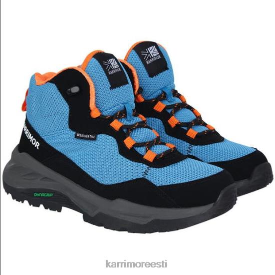 lapsed Karrimor sinine/oranž verdi mid kõndimissaapad jalatsid 4ZHPN285