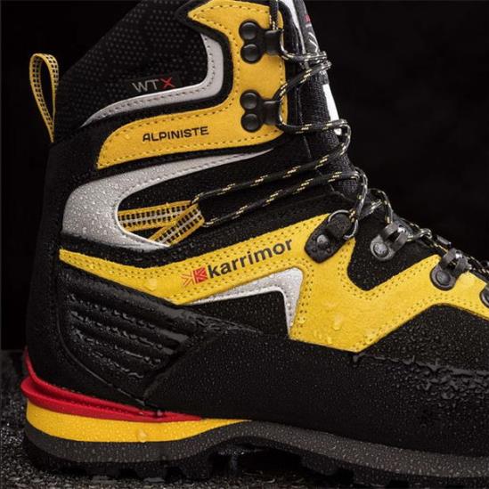 mehed Karrimor must/kollane alpiniste mäesaapad jalatsid 4ZHPN68