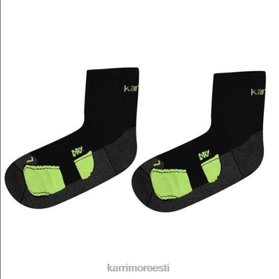 mehed Karrimor must/fluo dri skin 2 pakki jooksusokke tarvikud 4ZHPN27