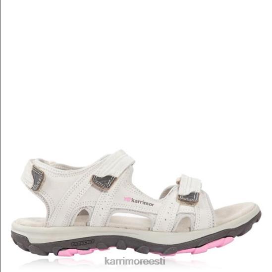 naised Karrimor beež/roosa antibes nahast sandaalid jalatsid 4ZHPN110