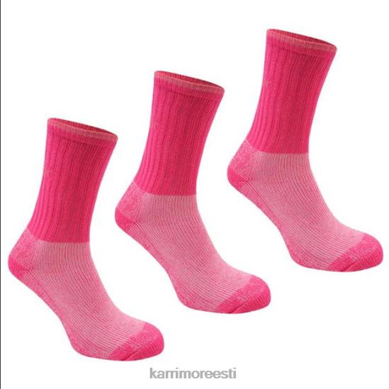 naised Karrimor roosa raskekaalu saapasokid 3 pakk tarvikud 4ZHPN115